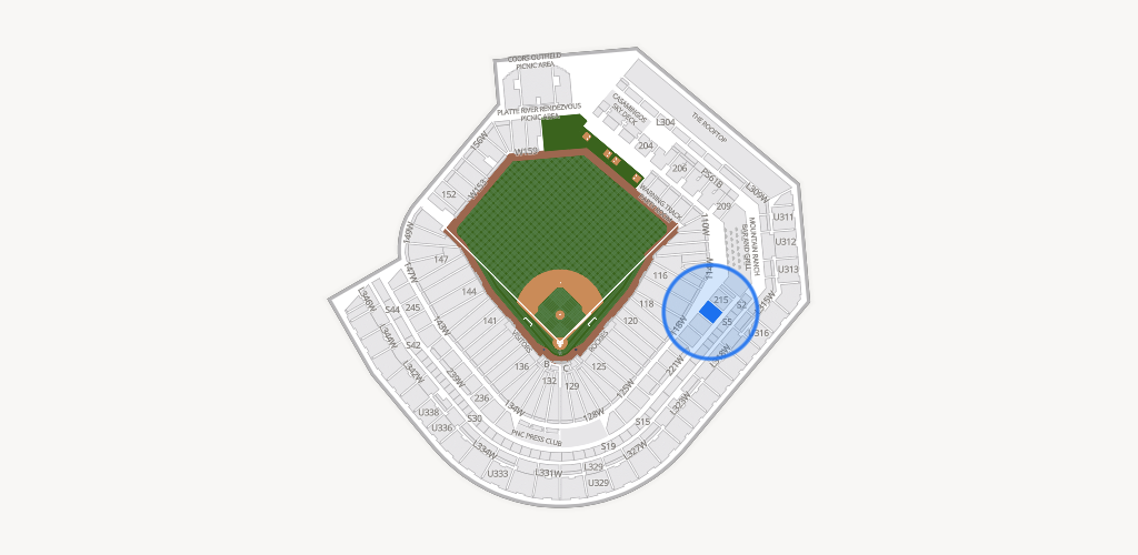 Coors Field Seating Chart