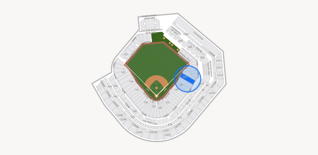 Coors Field Seating Chart