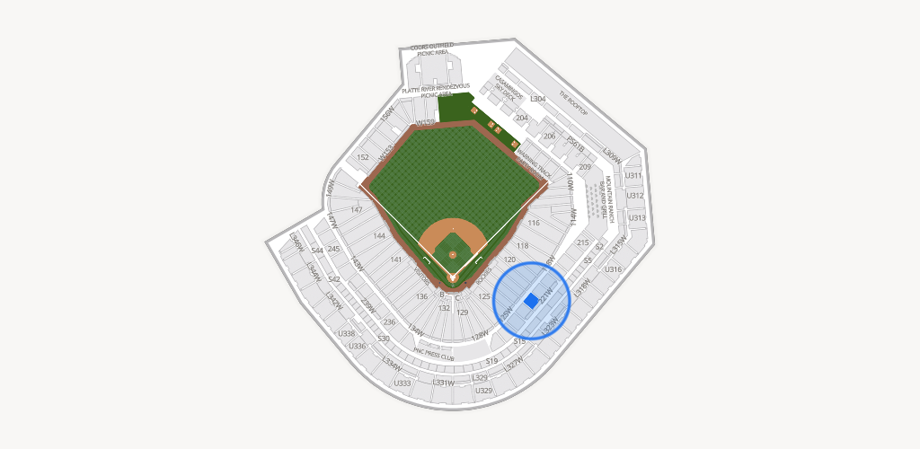 Coors Field Seating Chart