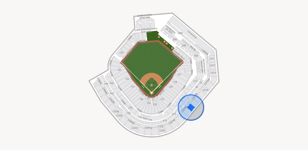 Coors Field Seating Chart