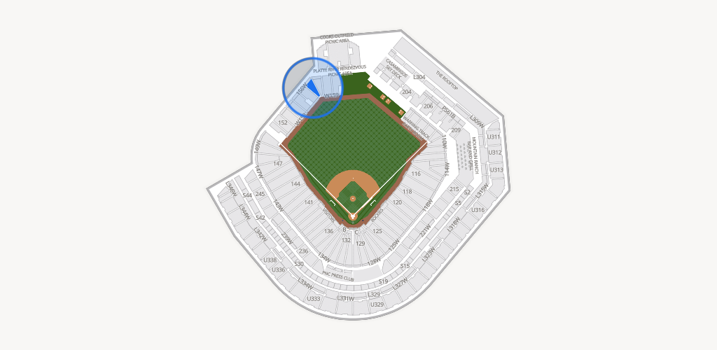 Coors Field Seating Chart