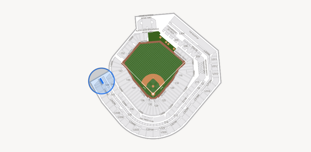 Coors Field Seating Chart