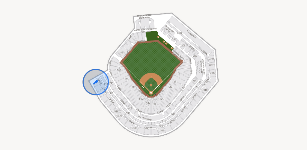Coors Field Seating Chart