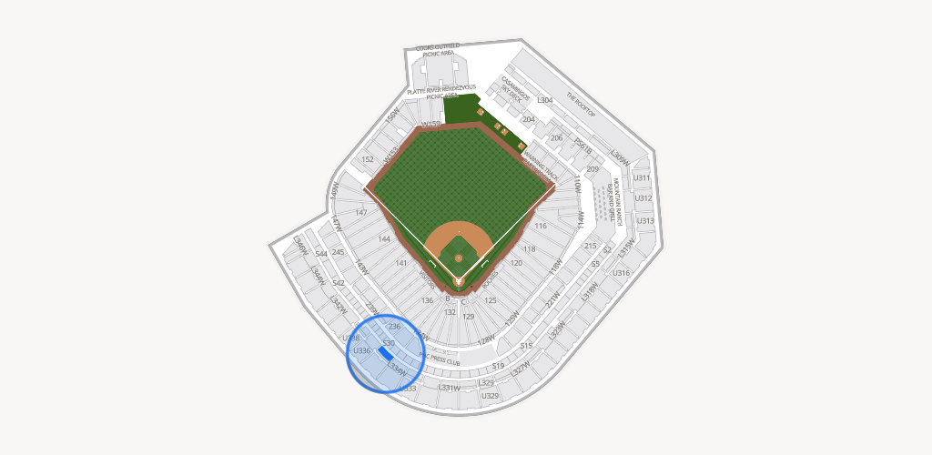 Coors Field Seating Chart