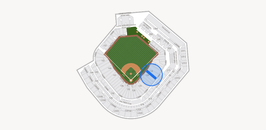 Coors Field Seating Chart