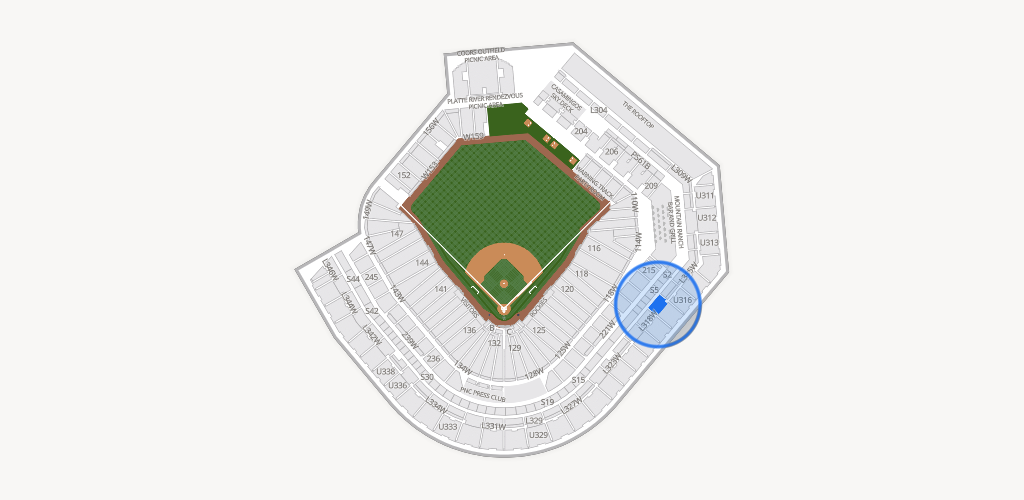 Coors Field Seating Chart