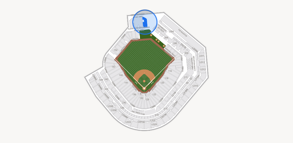 Coors Field Seating Chart