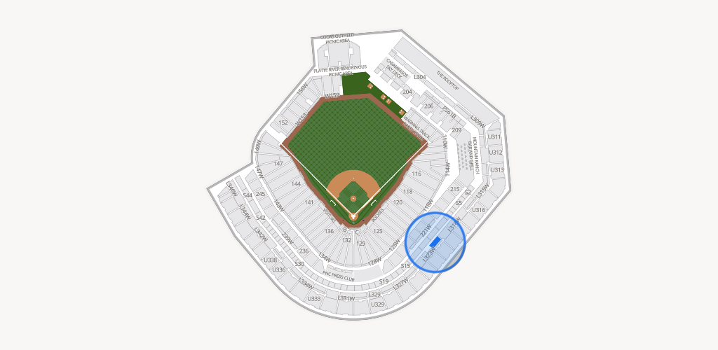 Coors Field Seating Chart