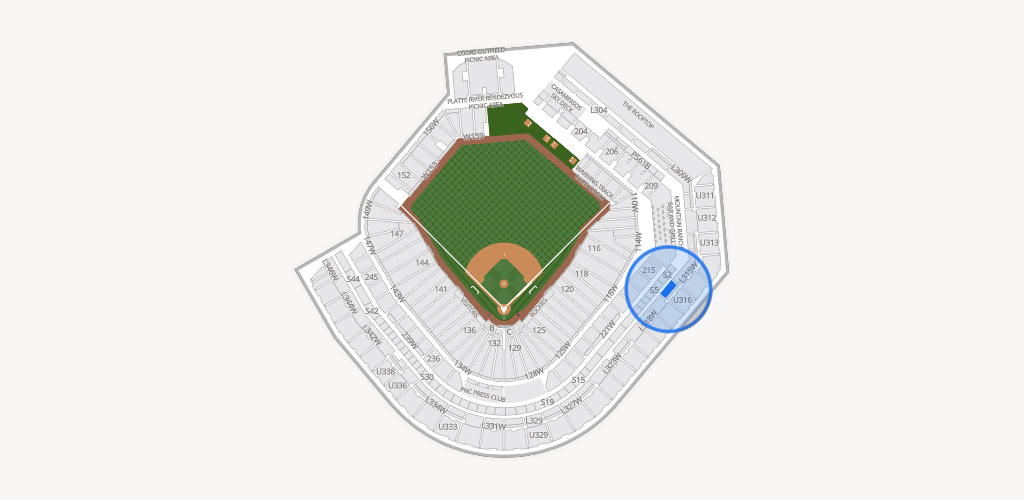 Coors Field Seating Chart