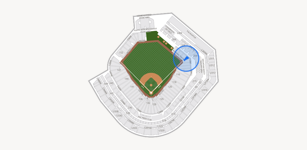 Coors Field Seating Chart