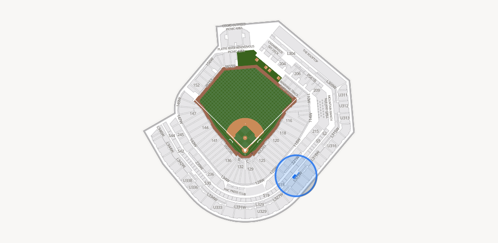 Coors Field Seating Chart