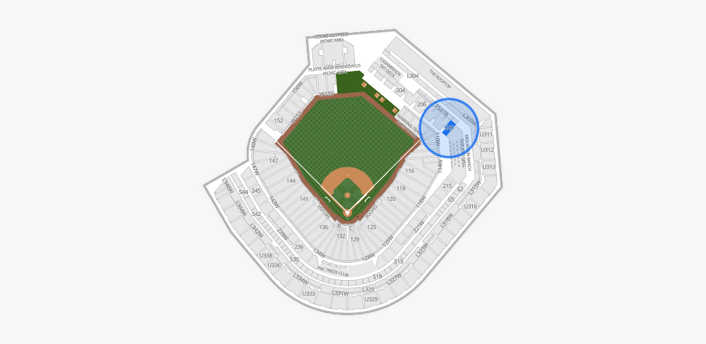 Coors Field Seating Chart