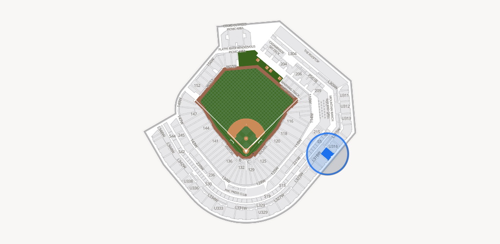 Coors Field Seating Chart