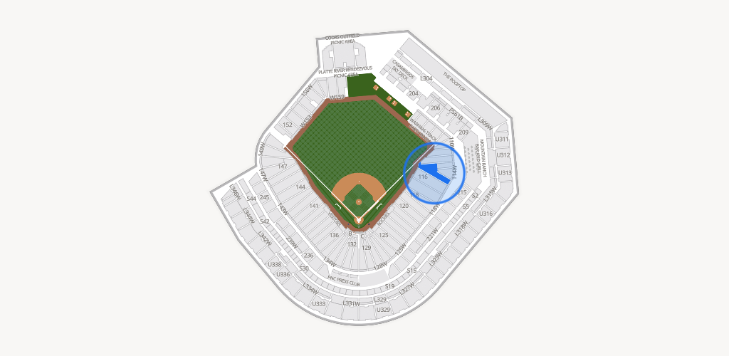 Coors Field Seating Chart