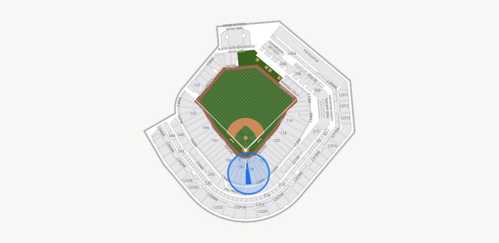 Coors Field Seating Chart
