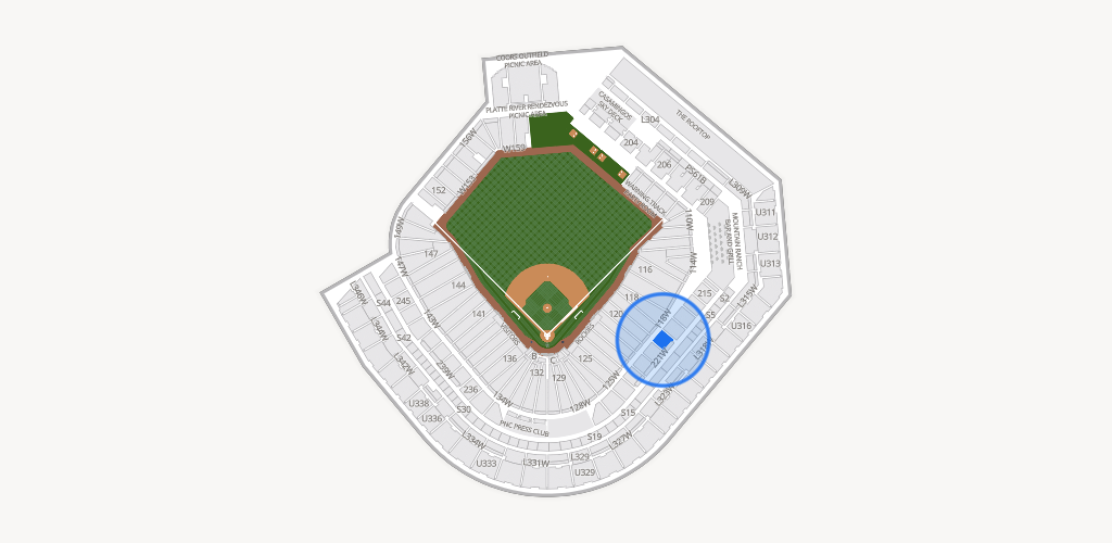 Coors Field Seating Chart
