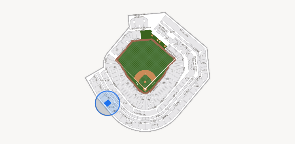 Coors Field Seating Chart