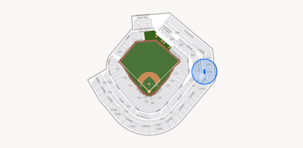 Coors Field Seating Chart