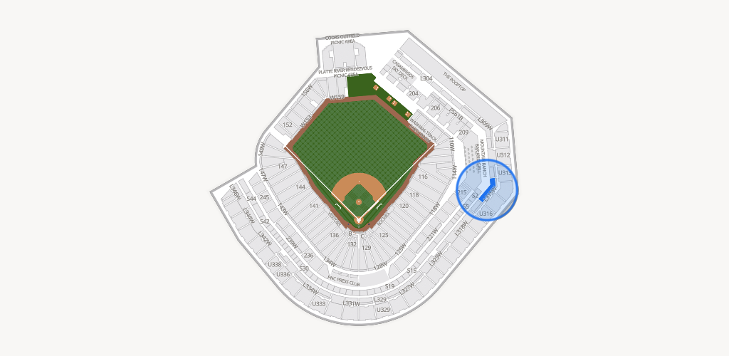 Coors Field Seating Chart