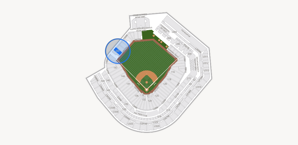 Coors Field Seating Chart