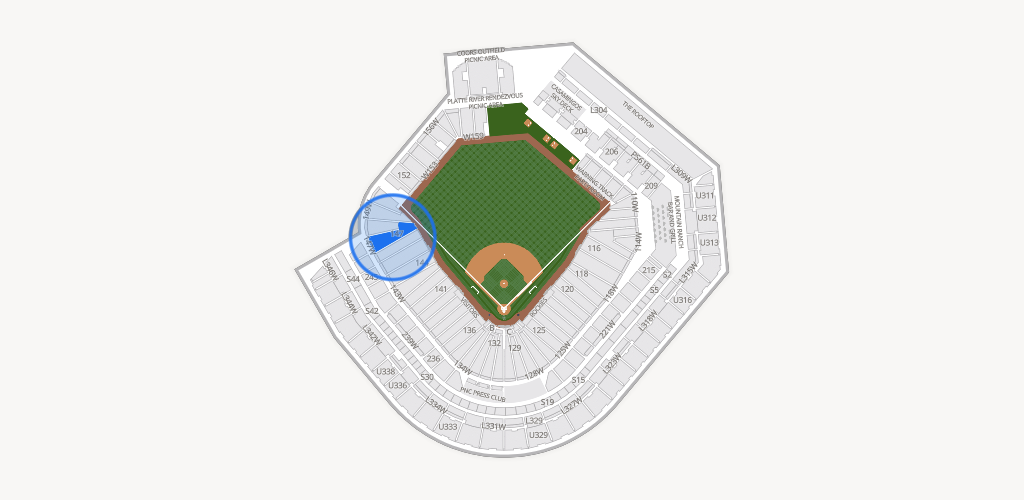 Coors Field Seating Chart