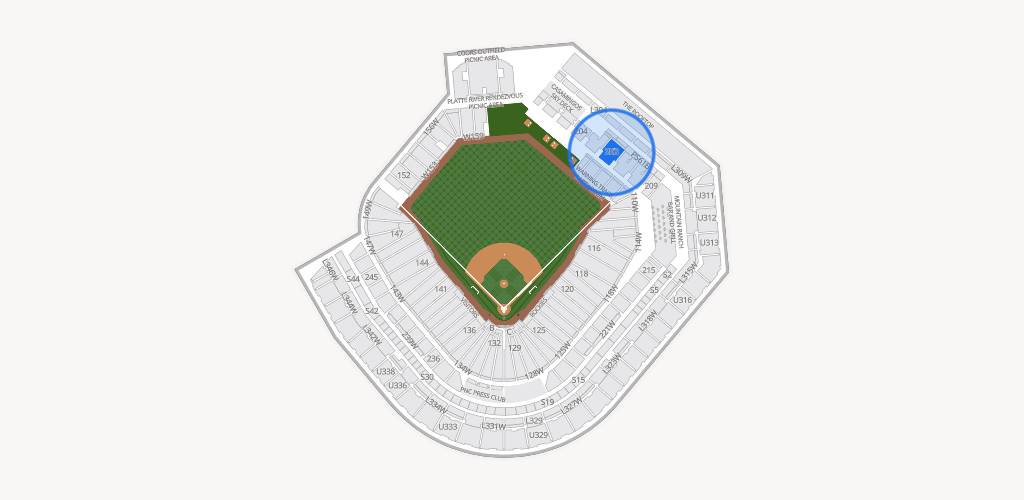Coors Field Seating Chart
