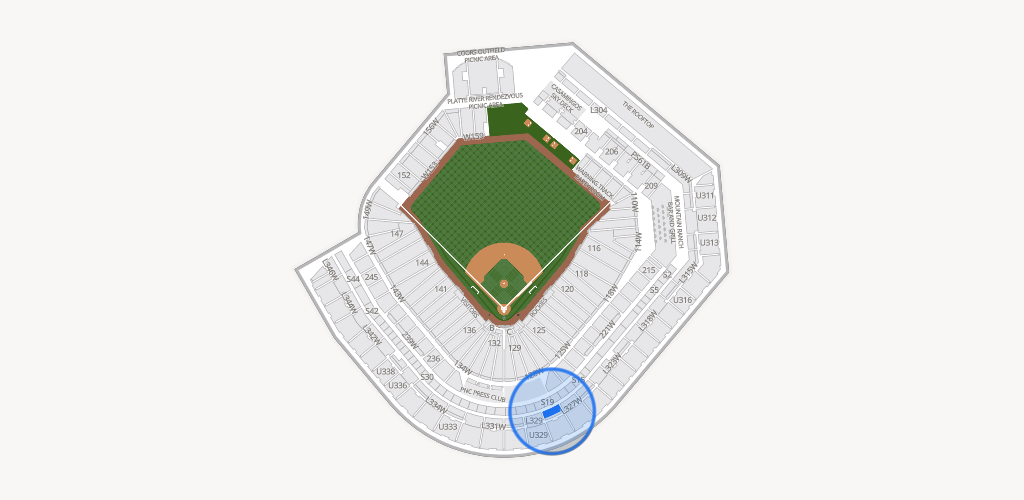 Coors Field Seating Chart