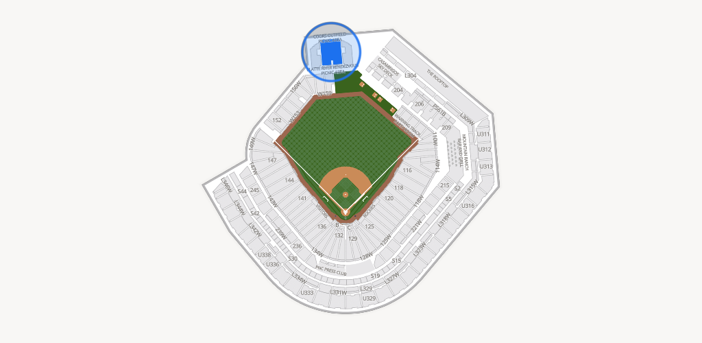 Coors Field Seating Chart