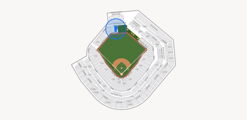 Coors Field Seating Chart