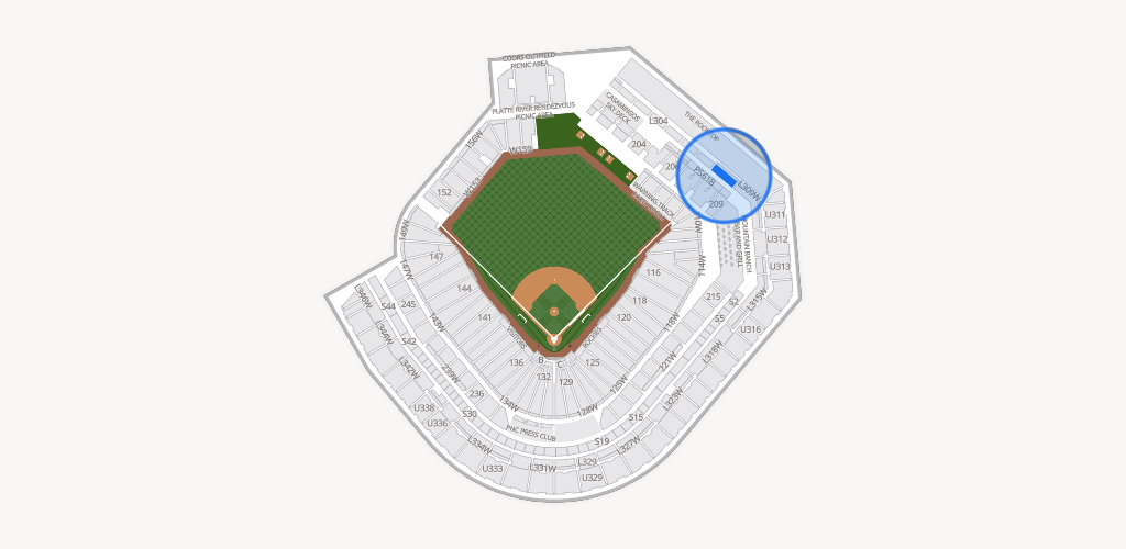 Coors Field Seating Chart