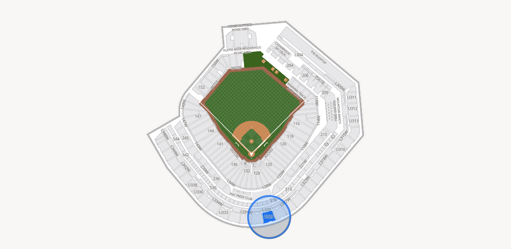 Coors Field Seating Chart