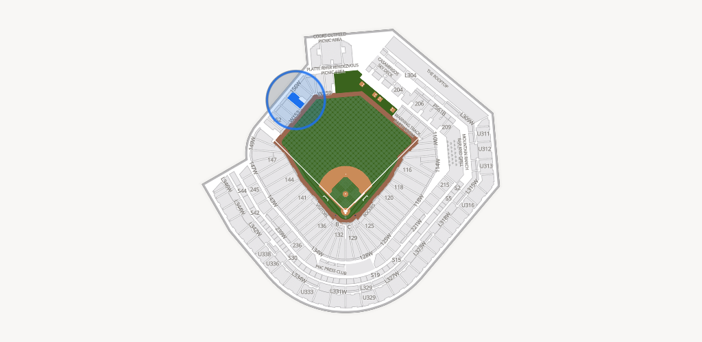 Coors Field Seating Chart