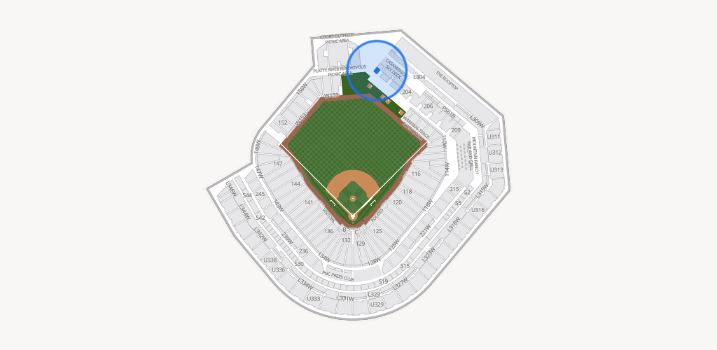 Coors Field Seating Chart