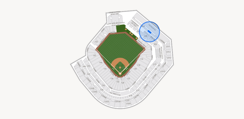 Coors Field Seating Chart