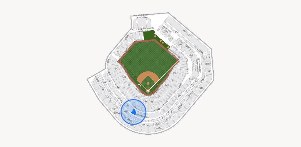 Coors Field Seating Chart