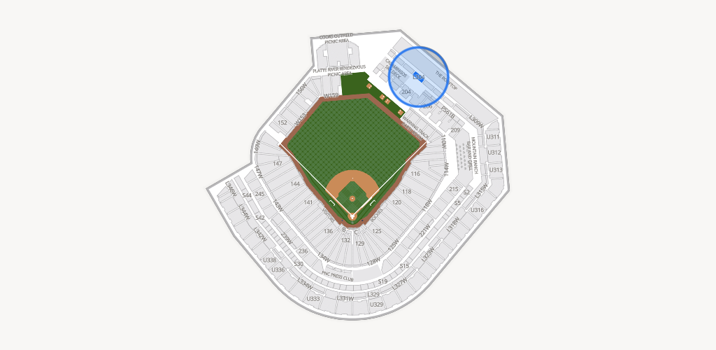 Coors Field Seating Chart