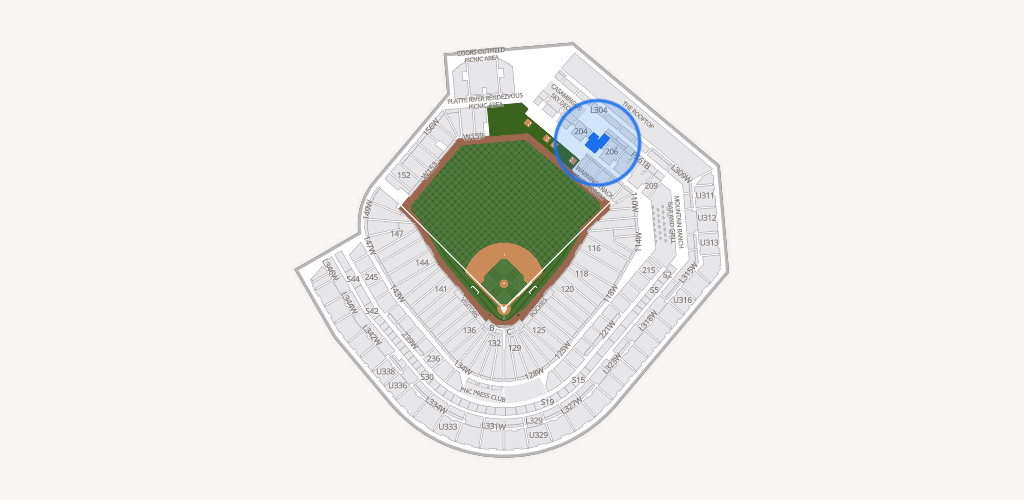 Coors Field Seating Chart