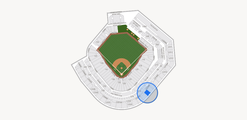 Coors Field Seating Chart