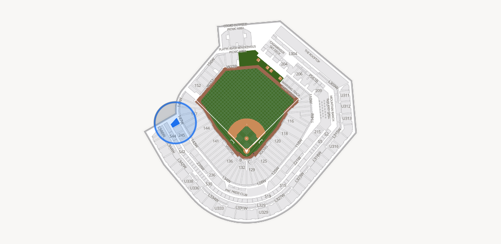 Coors Field Seating Chart
