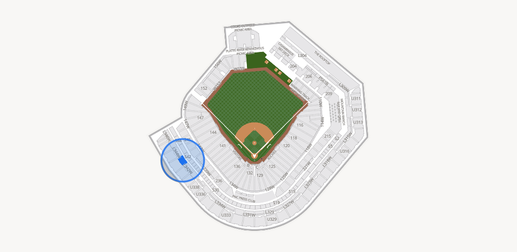 Coors Field Seating Chart