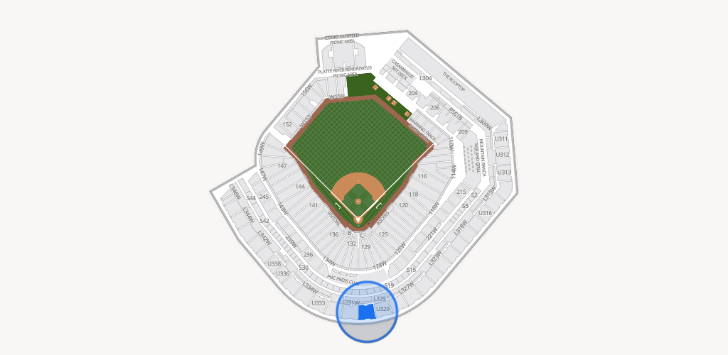 Coors Field Seating Chart