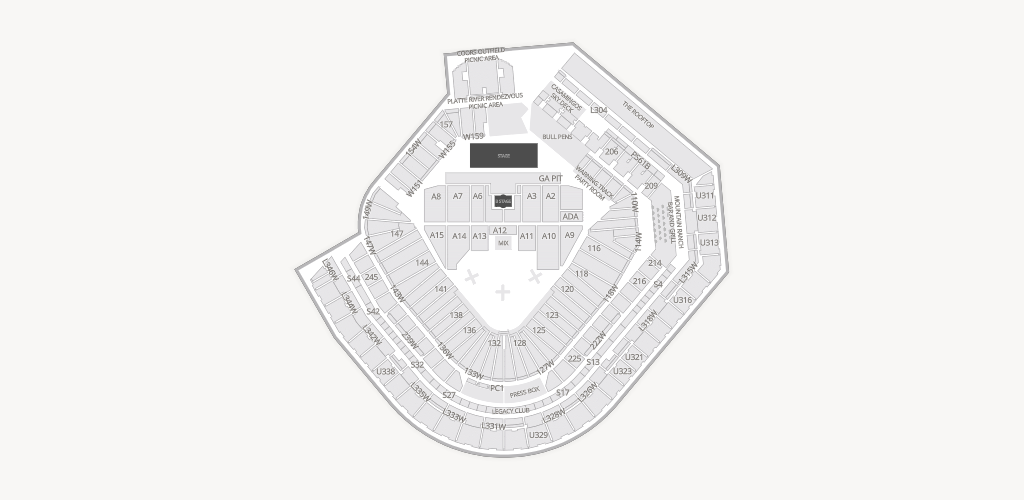 Coors Field Seating Chart