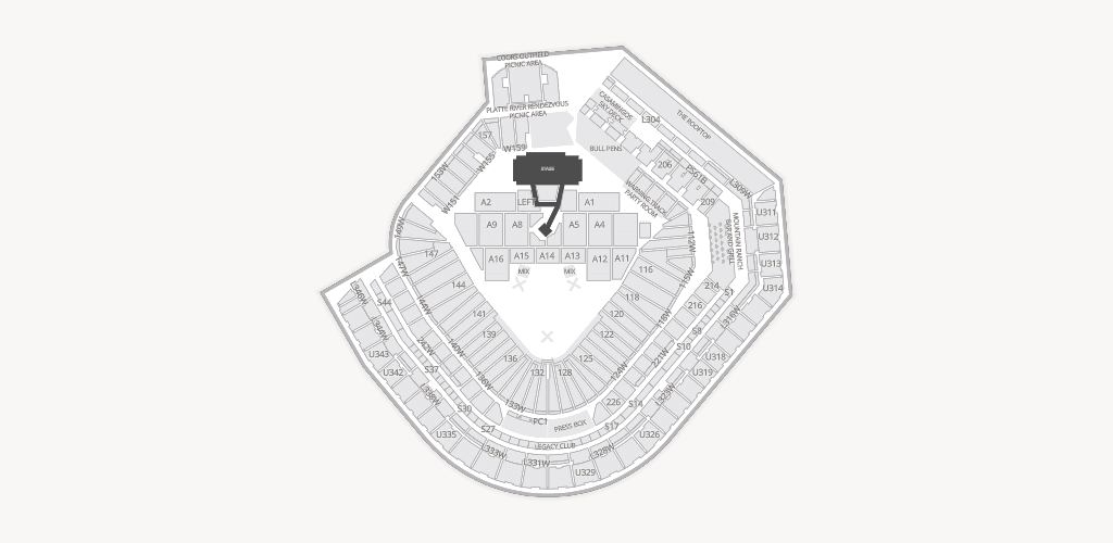 Coors Field Seating Chart