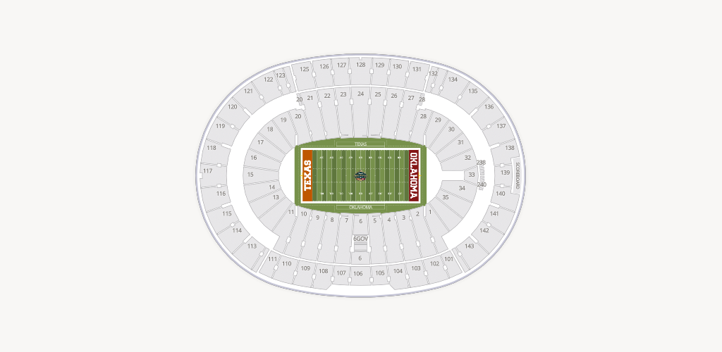 Cotton Bowl Stadium Seating Chart