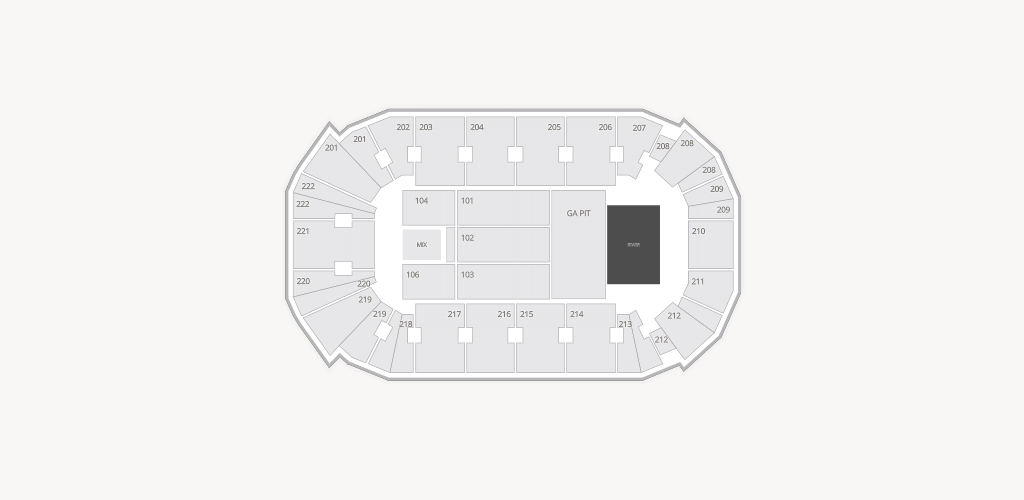 Covelli Centre Seating Chart