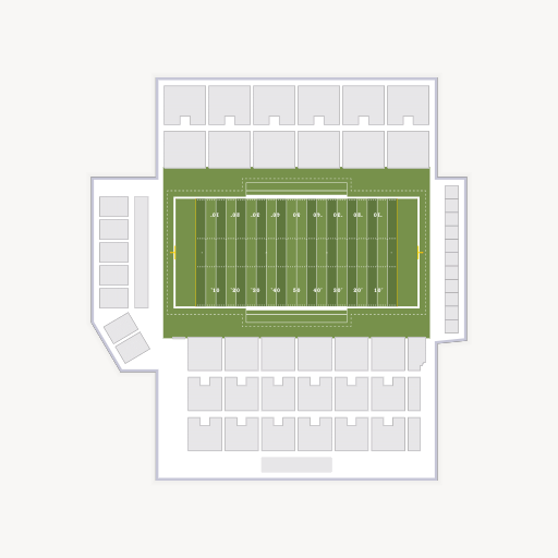 Cramton Bowl seating chart