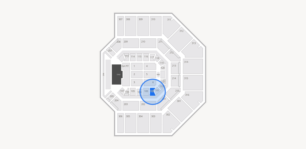 Credit One Stadium Seating Chart
