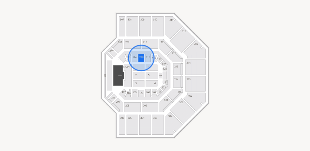 Credit One Stadium Seating Chart