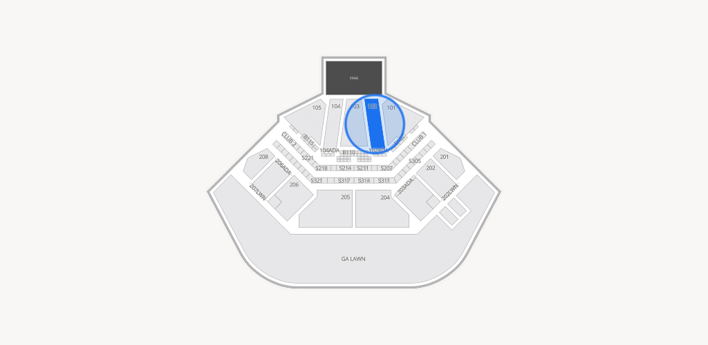 Credit Union 1 Amphitheatre Seating Chart