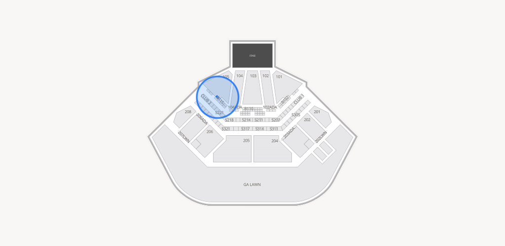 Credit Union 1 Amphitheatre Seating Chart